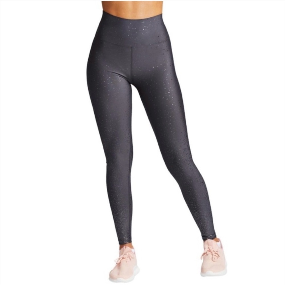 EUC Peloton | Show Up Sparkle Legging in Gray Size Medium
